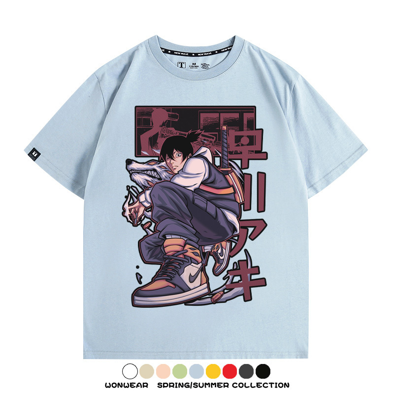 鏈鋸人早川楓聯名 親子情侶裝寬鬆短袖T