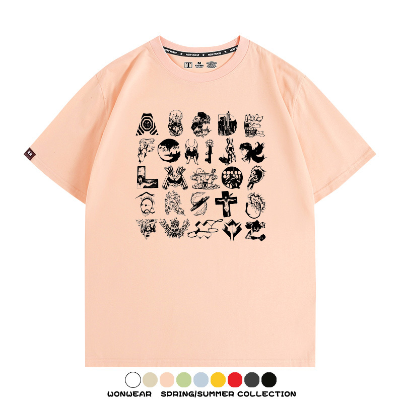 米山舞EVA聯名真希波同款短袖動漫二次元青少年男百搭夏季純棉T恤