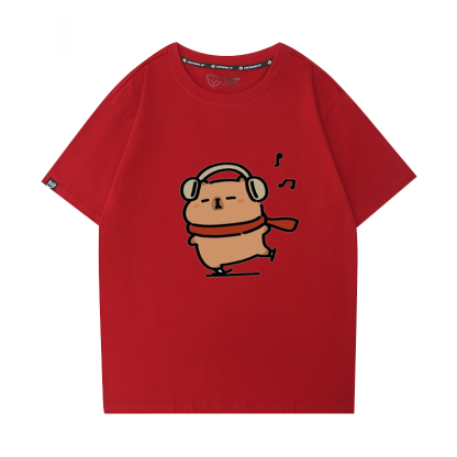 卡皮巴拉 2024親子情侶男女同款 T恤