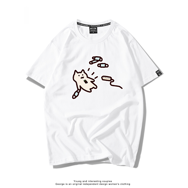 每日一貓 2024親子情侶男女同款 T恤