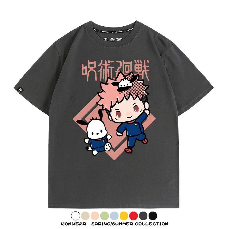 咒術迴戰聯名三麗鷗 親子情侶裝寬鬆短袖T