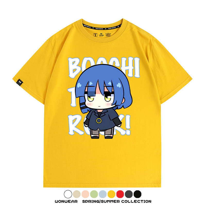 Q版孤獨搖滾 親子情侶裝寬鬆短袖T