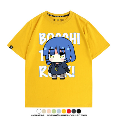 Q版孤獨搖滾 親子情侶裝寬鬆短袖T