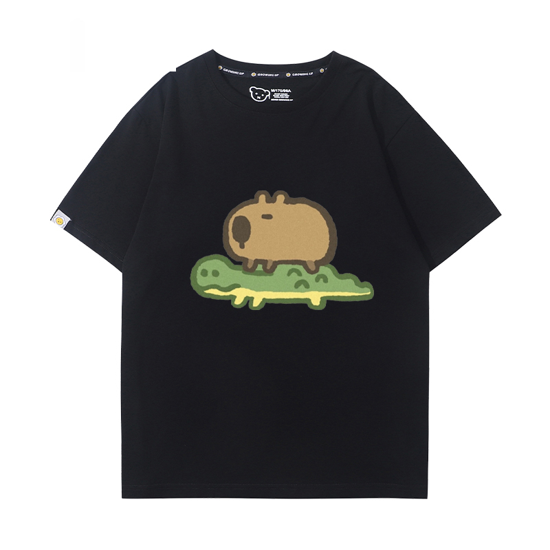 卡皮巴拉 2024親子情侶男女同款 T恤