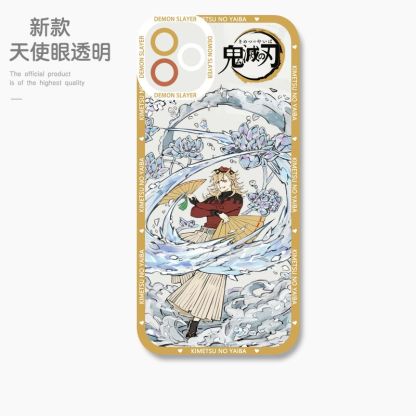 蘋果 系列鬼滅之刃天使眼透明防摔軟殼