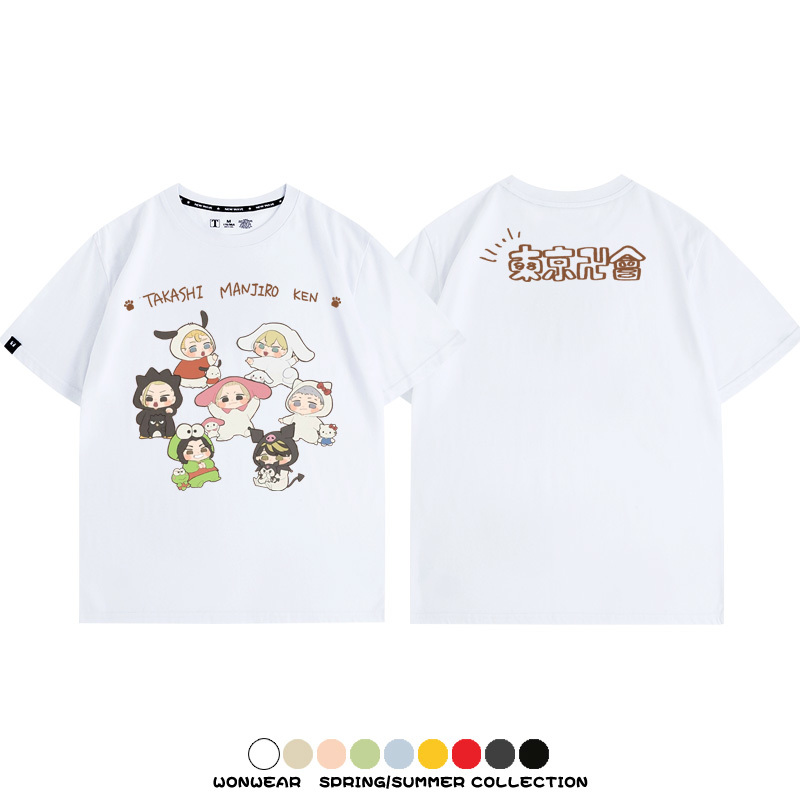 東京卍復仇者聯名 親子情侶裝寬鬆短袖T