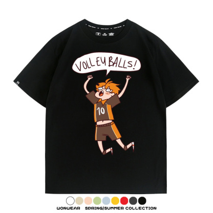 排球少年動漫周邊短袖T恤