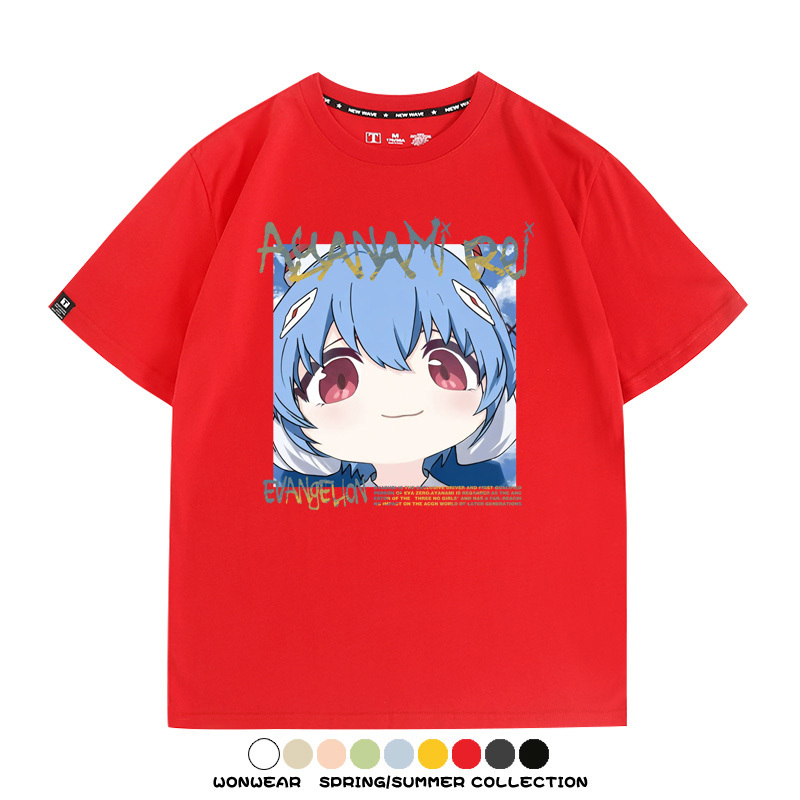 EVA可愛大頭表情 親子情侶裝寬鬆短袖T