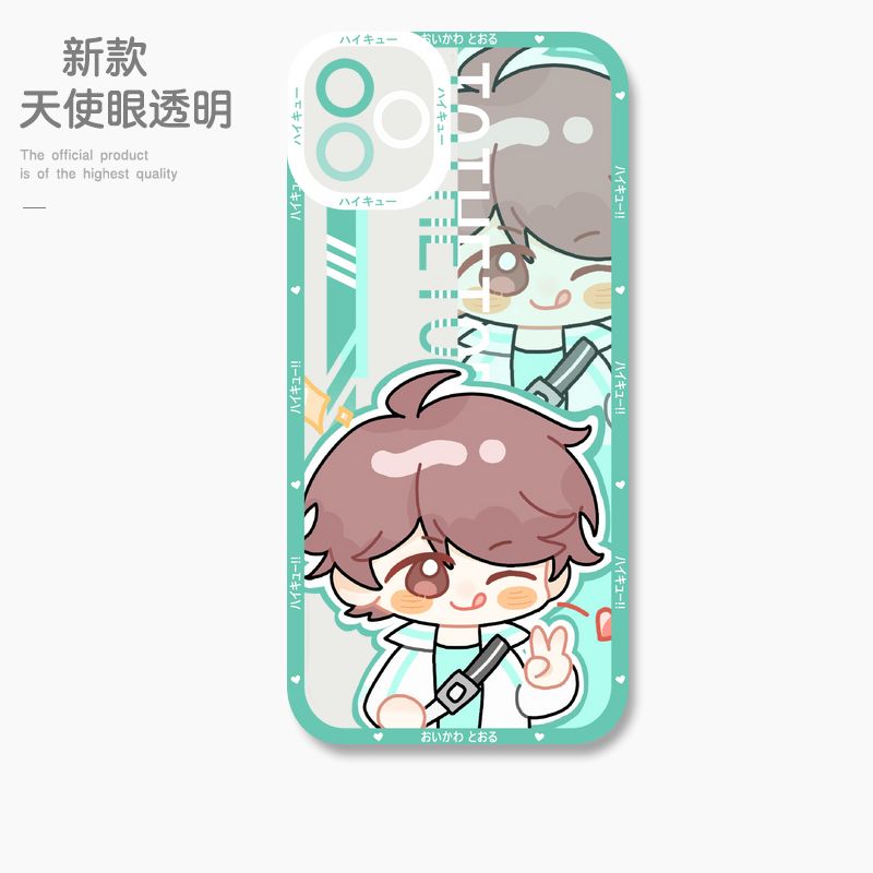 蘋果 系列排球少年 天使眼透明防摔軟殼