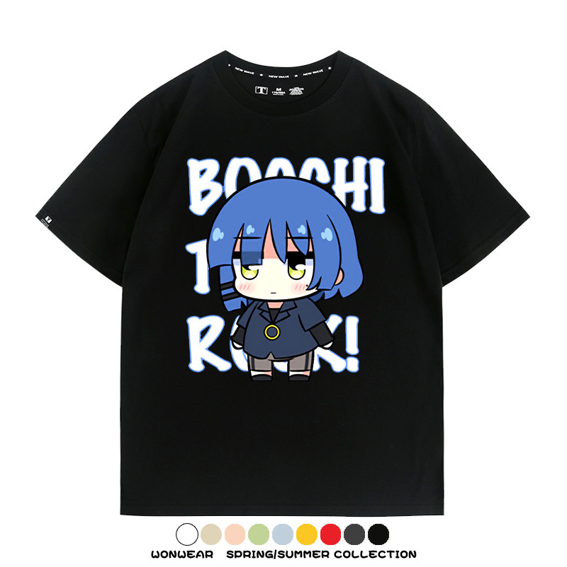 Q版孤獨搖滾 親子情侶裝寬鬆短袖T