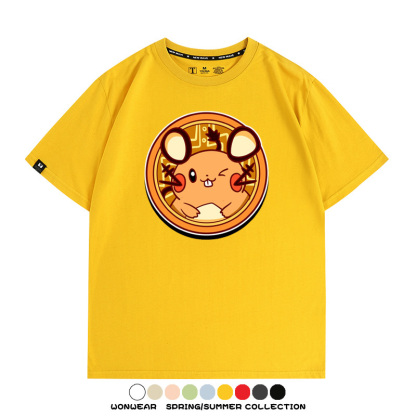 寶可夢卡通可愛頭像合集 親子情侶寬鬆短袖T