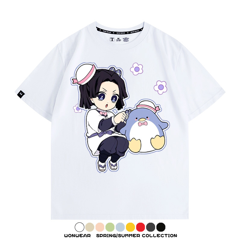 鬼滅之刃聯名三麗鷗 親子情侶裝寬鬆短袖T