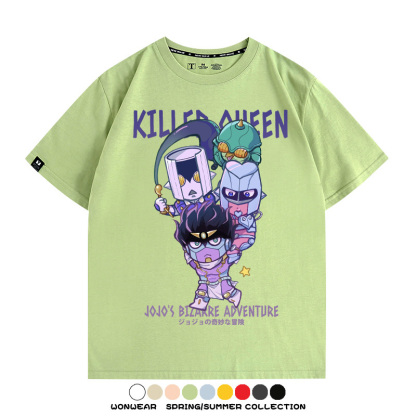 JOJO的奇妙冒險 親子情侶裝寬鬆短袖T