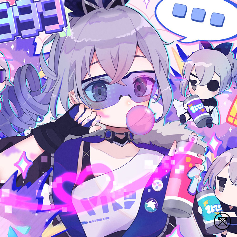 崩壞:星穹鐵道銀狼小姐 親子情侶寬鬆短袖T