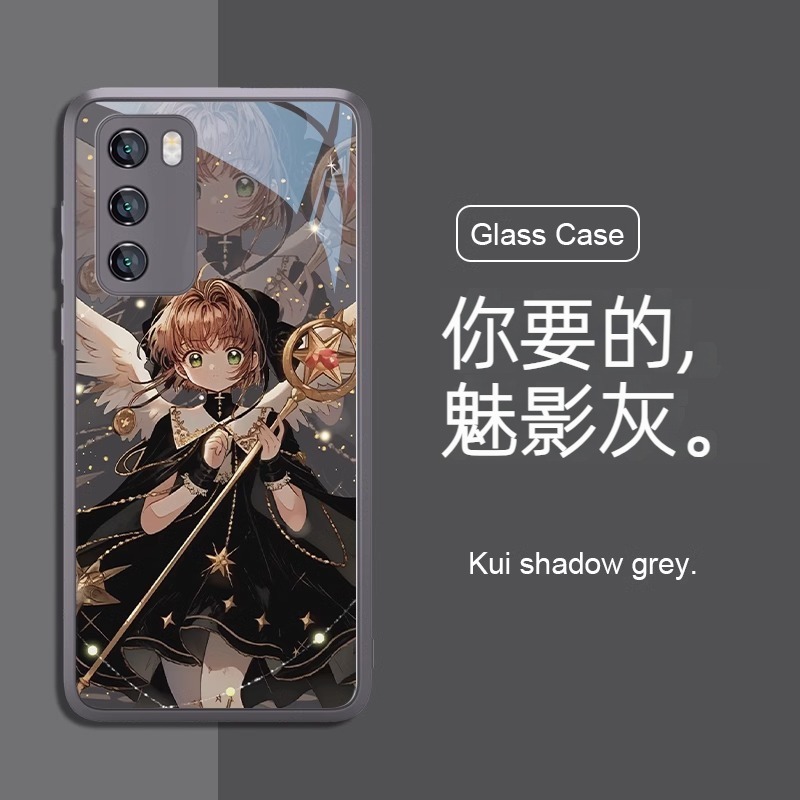 蘋果 系列魔卡小櫻 液態玻璃防摔殼