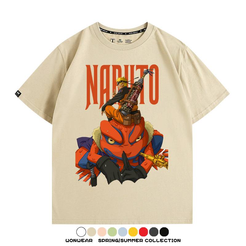 火影忍者蛤蟆吉旋渦鳴人動漫周邊短袖T恤