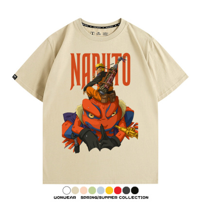 火影忍者蛤蟆吉旋渦鳴人動漫周邊短袖T恤