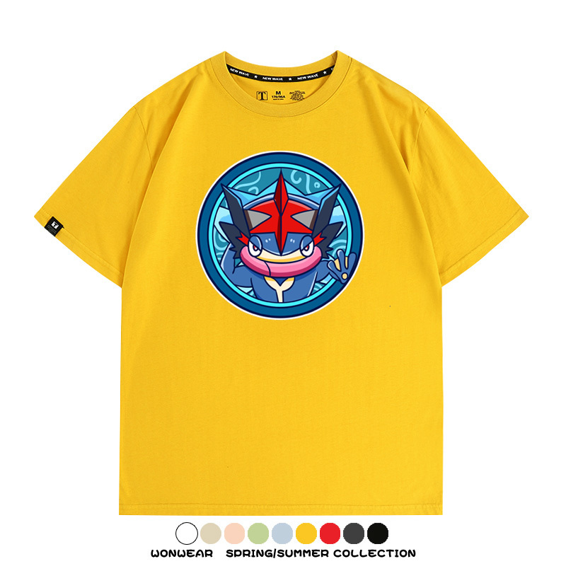 寶可夢卡通可愛頭像合集 親子情侶寬鬆短袖T