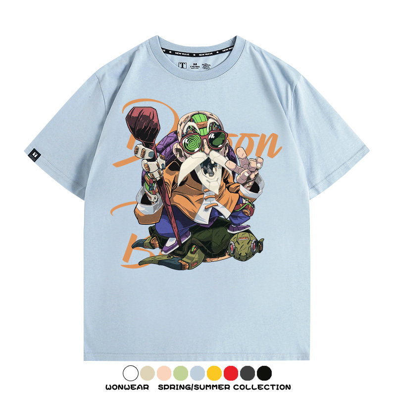 機械聯名七龍珠 親子情侶裝寬鬆短袖T