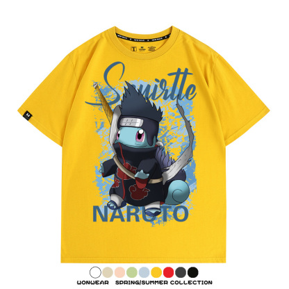 精靈寶可夢聯名火影忍者動漫周邊短袖T恤