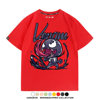 漫威經典電影毒液Q版周邊短袖T恤