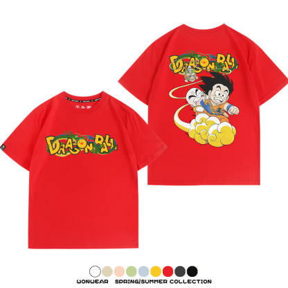 七龍珠 動漫周邊寬鬆百搭純棉短袖t-shirt
