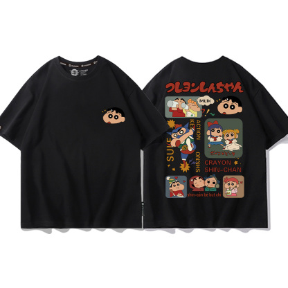 蠟筆小新 2024親子情侶男女同款 T恤