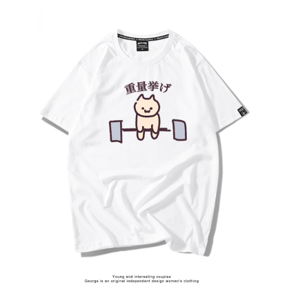每日一貓 2024親子情侶男女同款 T恤
