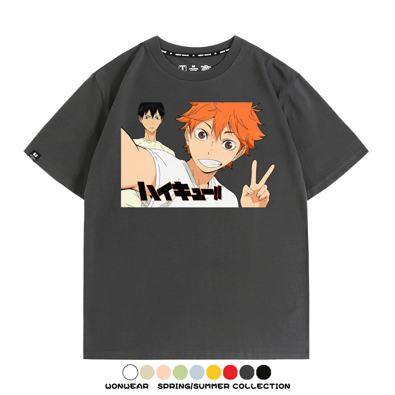 排球少年動漫周邊短袖T恤