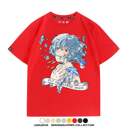 EVA綾波麗福音戰士 親子情侶裝寬鬆短袖T