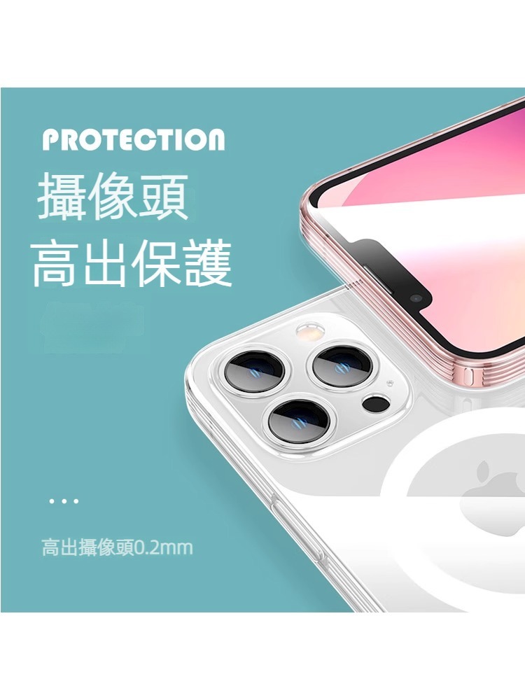 蘋果 系列迪士尼透明磁吸防摔軟殼