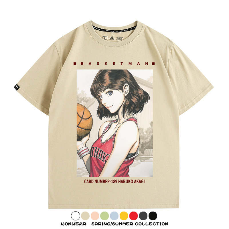 灌籃高手赤木晴子 親子情侶裝寬鬆短袖T