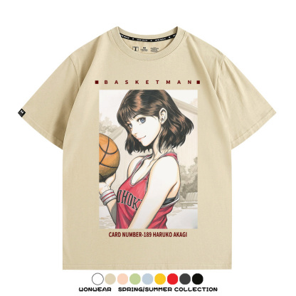 灌籃高手赤木晴子 親子情侶裝寬鬆短袖T