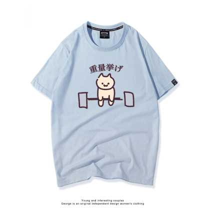 每日一貓 2024親子情侶男女同款 T恤