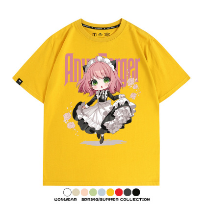 間諜家家酒阿尼亞福傑聯名 親子情侶裝寬鬆短袖T