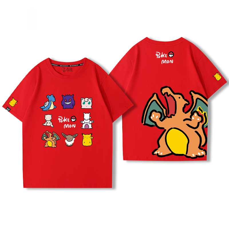 精靈寶可夢 2024親子情侶男女同款 T恤