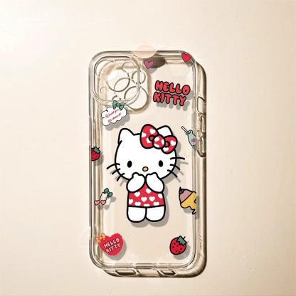 蘋果 系列凱蒂貓透明防摔軟殼