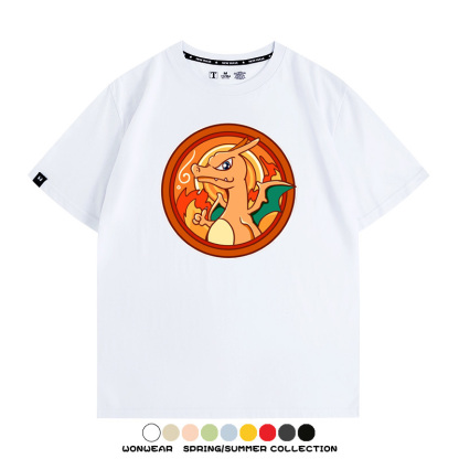 寶可夢卡通可愛頭像合集 親子情侶寬鬆短袖T