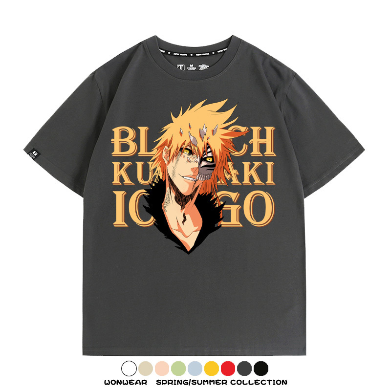 黑崎一護死神動漫周邊短袖T恤
