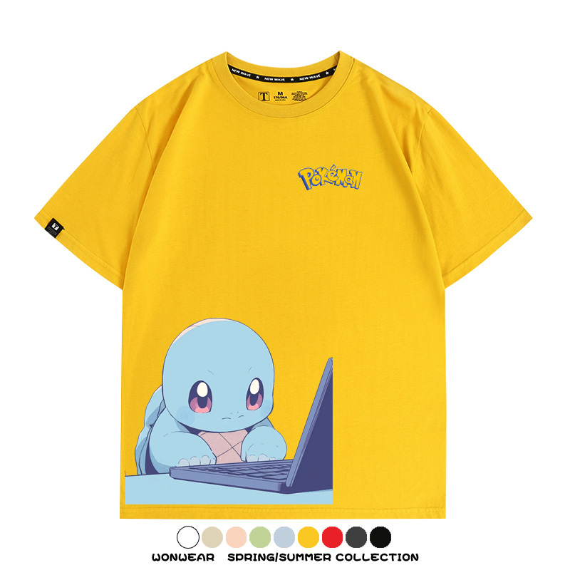 精靈寶可夢上班族 親子情侶裝寬鬆短袖T