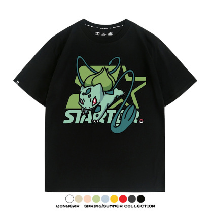 精靈寶可夢Q版動漫周邊短袖T恤