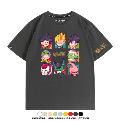 七龍珠Q版 親子情侶裝寬鬆短袖T
