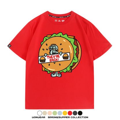 海綿寶寶惡搞動漫周邊短袖T恤