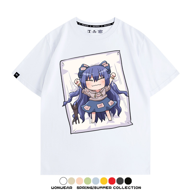 東方project憑依華 親子情侶裝寬鬆短袖T