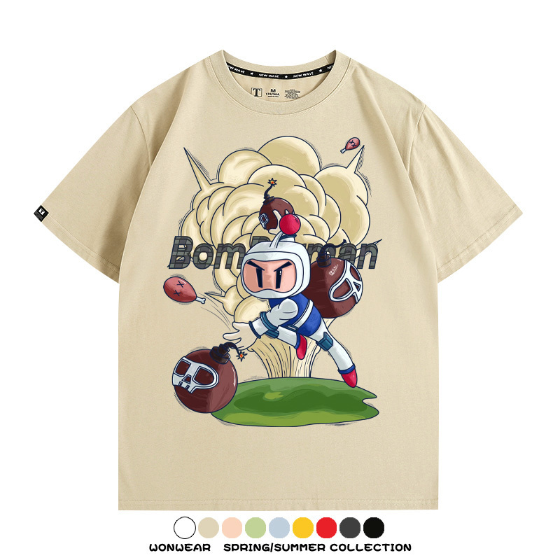 轟炸超人遊戲周邊短袖T恤
