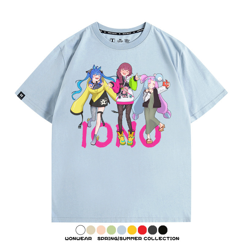 精靈寶可夢朱紫x孤獨搖滾 親子情侶寬鬆短袖T