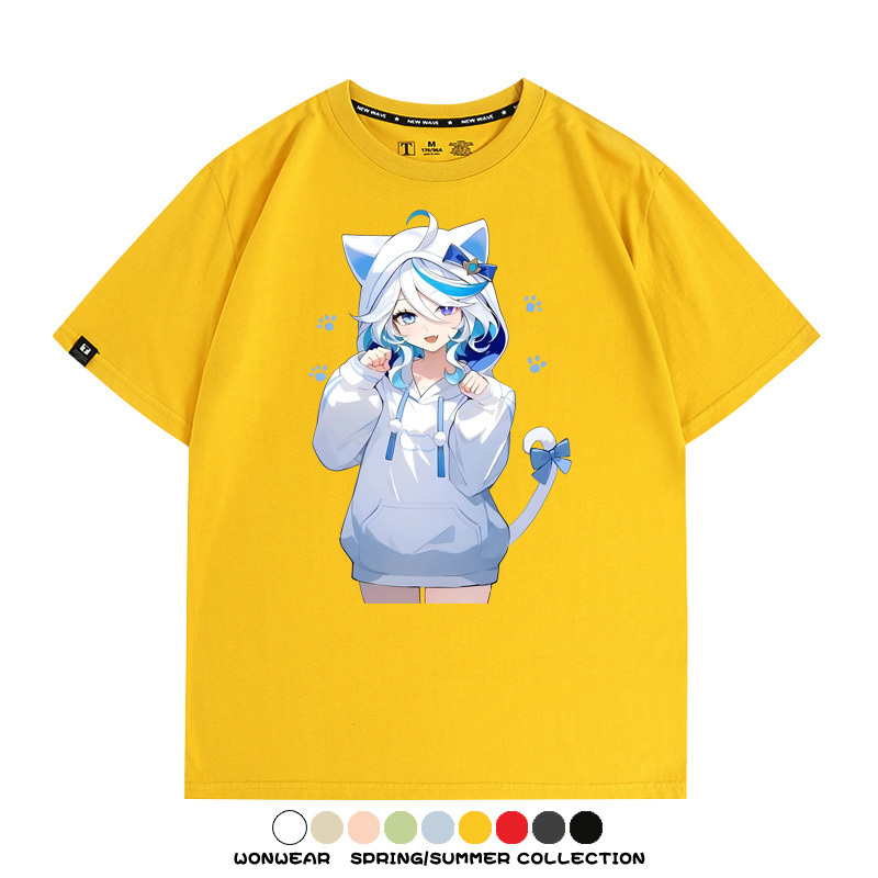 原神芙寧娜 親子情侶裝寬鬆短袖T