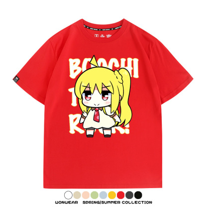 Q版孤獨搖滾 親子情侶裝寬鬆短袖T