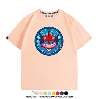 寶可夢卡通可愛頭像合集 親子情侶寬鬆短袖T