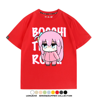 Q版孤獨搖滾 親子情侶裝寬鬆短袖T